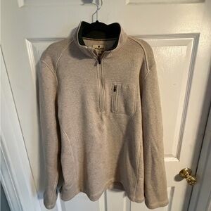 Woolrich Men's Tan Zip-Up Sweater